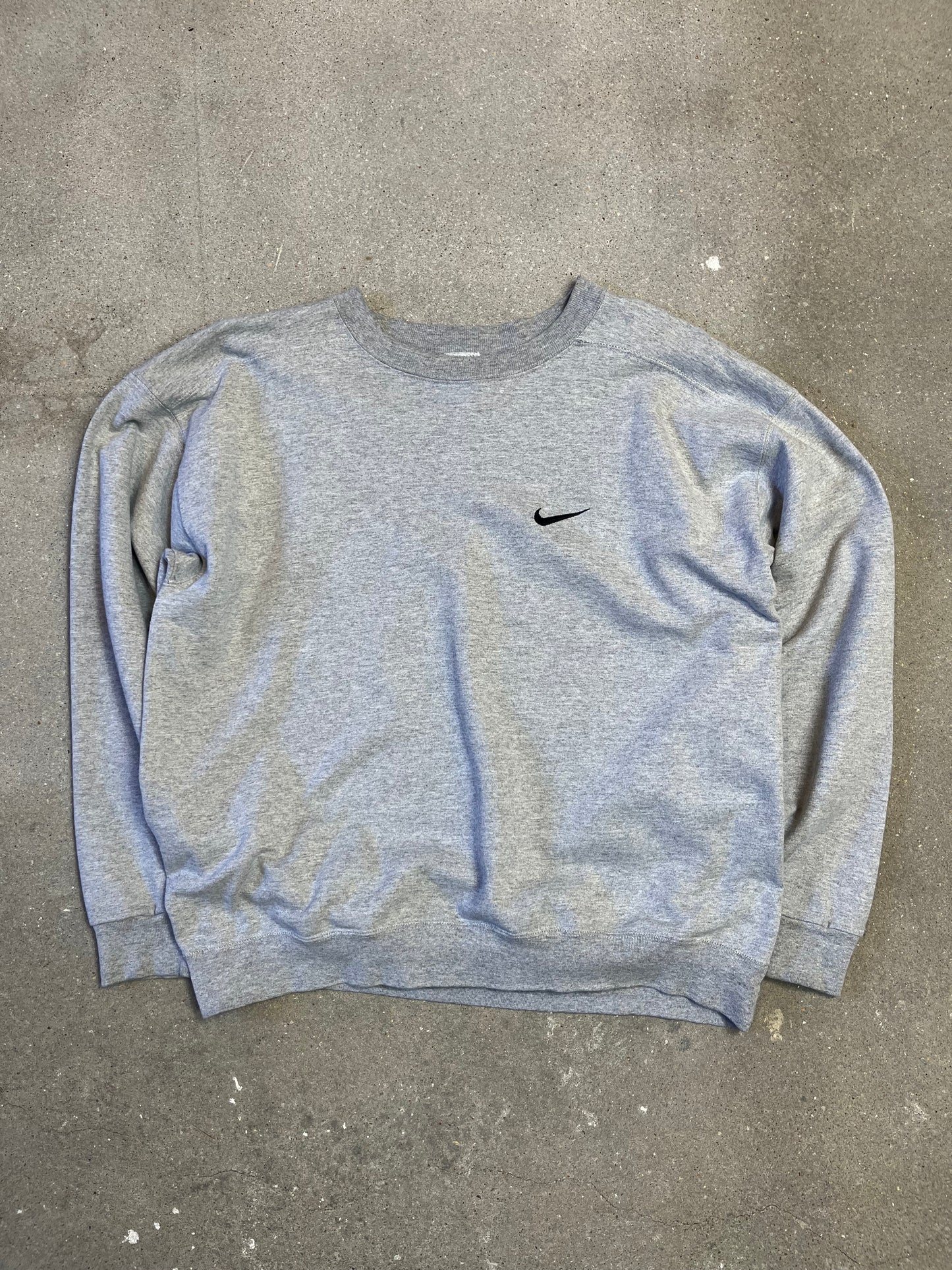 Rare 90s Nike Swoosh Logo Sweatshirt (Made in USA) (XL)