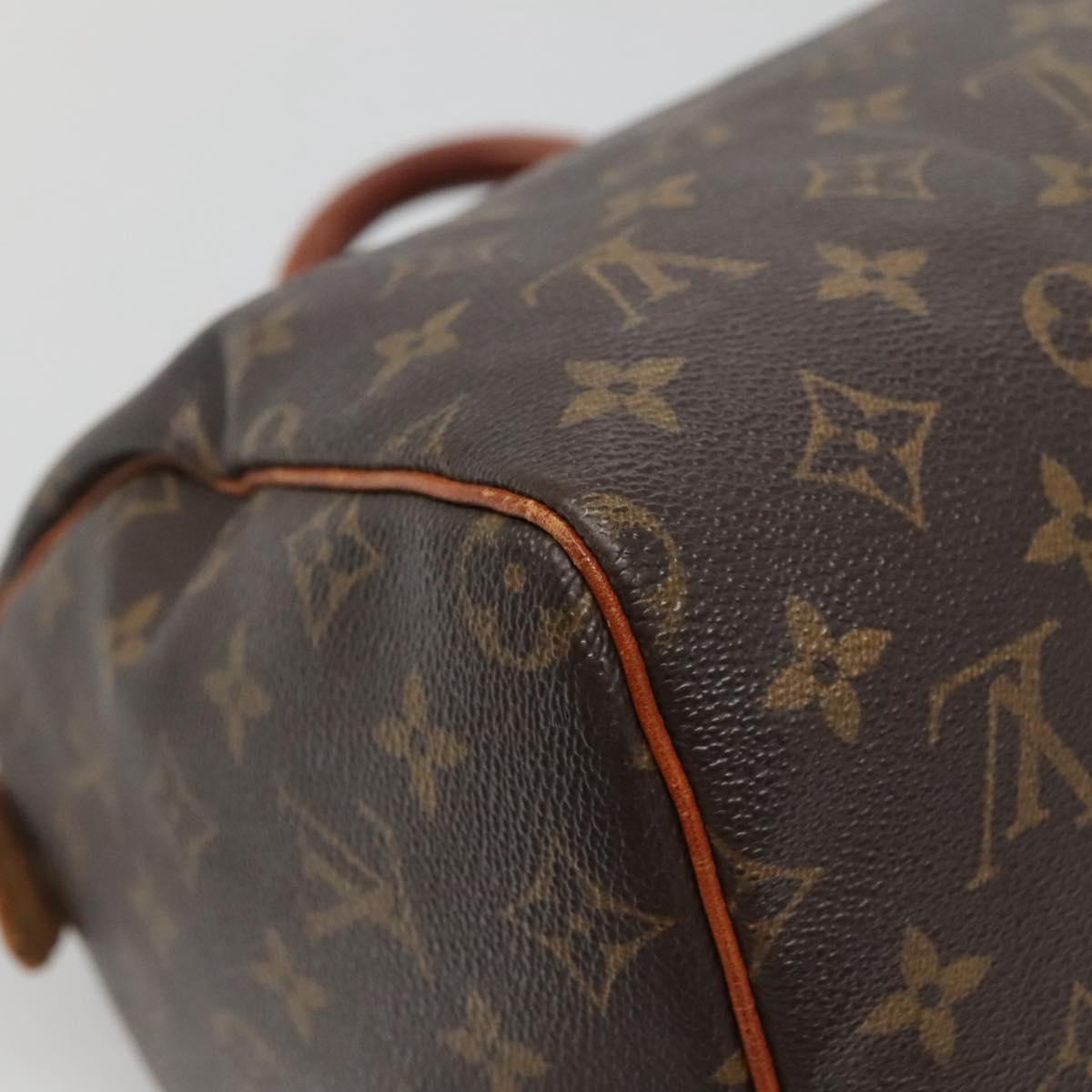 LOUIS VUITTON Monogram Speedy 30 Handtasche / Auth 078