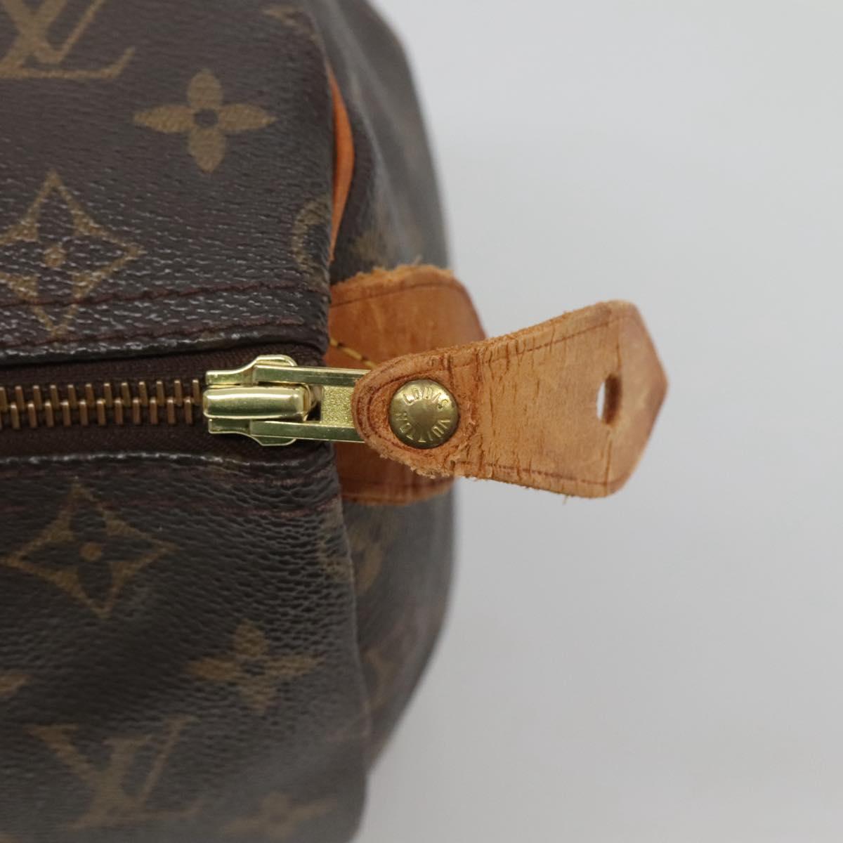 LOUIS VUITTON Monogram Speedy 30 Handtasche / Auth 078