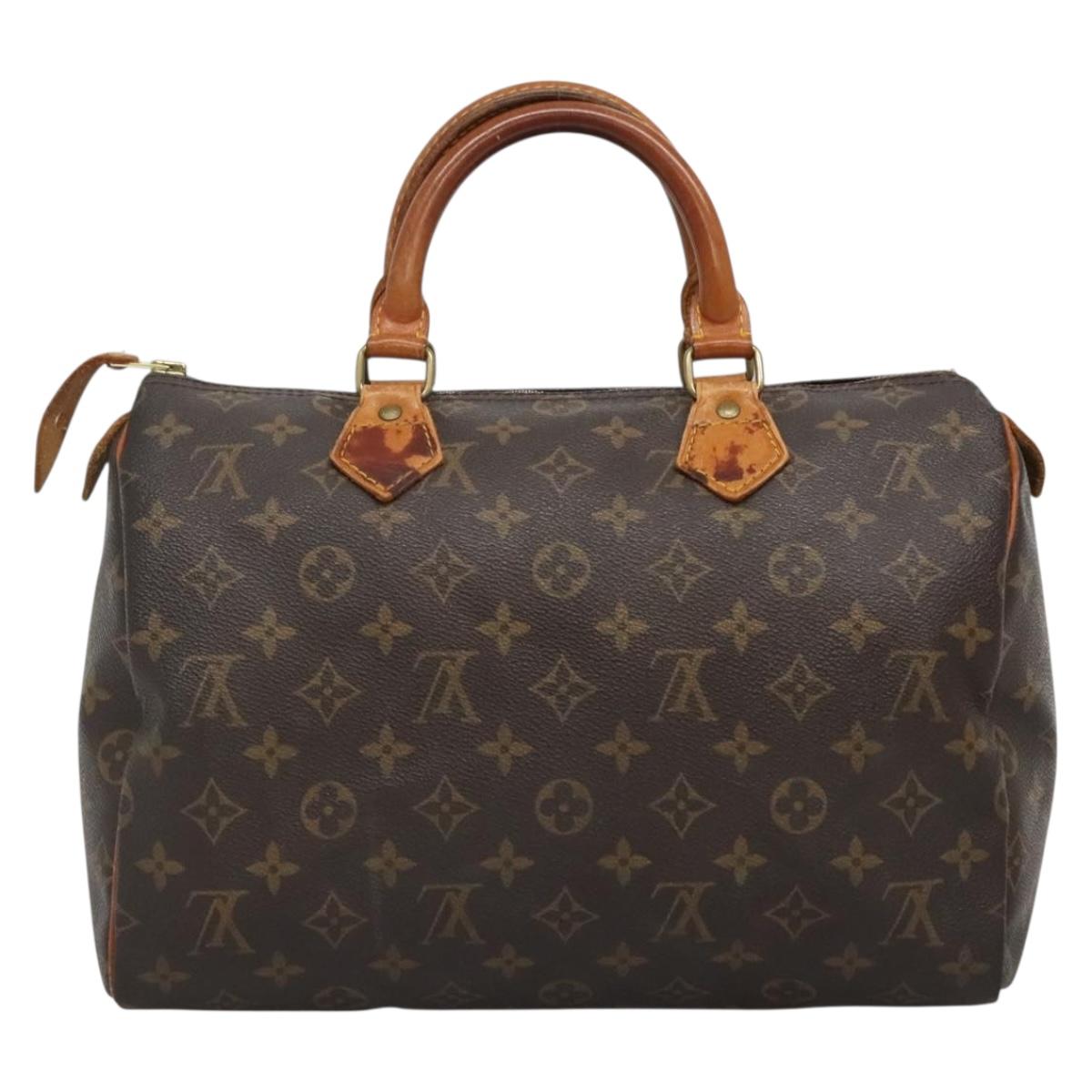 LOUIS VUITTON Monogram Speedy 30 Handtasche / Auth 078