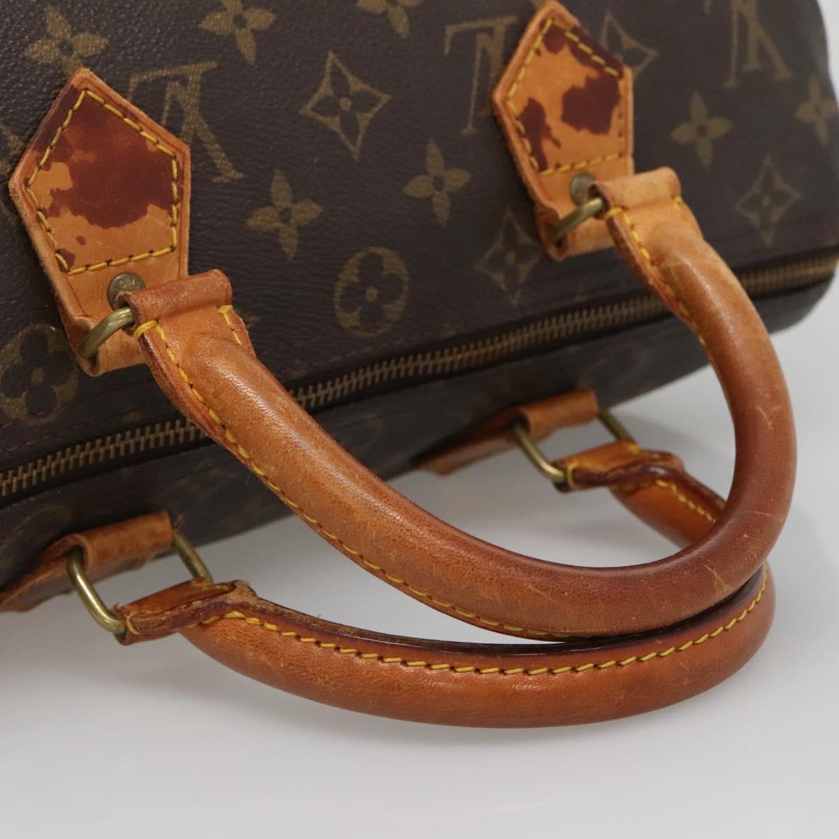 LOUIS VUITTON Monogram Speedy 30 Handtasche / Auth 078