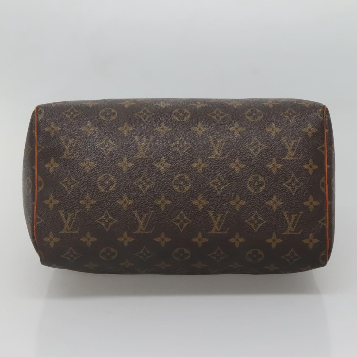 LOUIS VUITTON Monogram Speedy 30 Handtasche / Auth 078