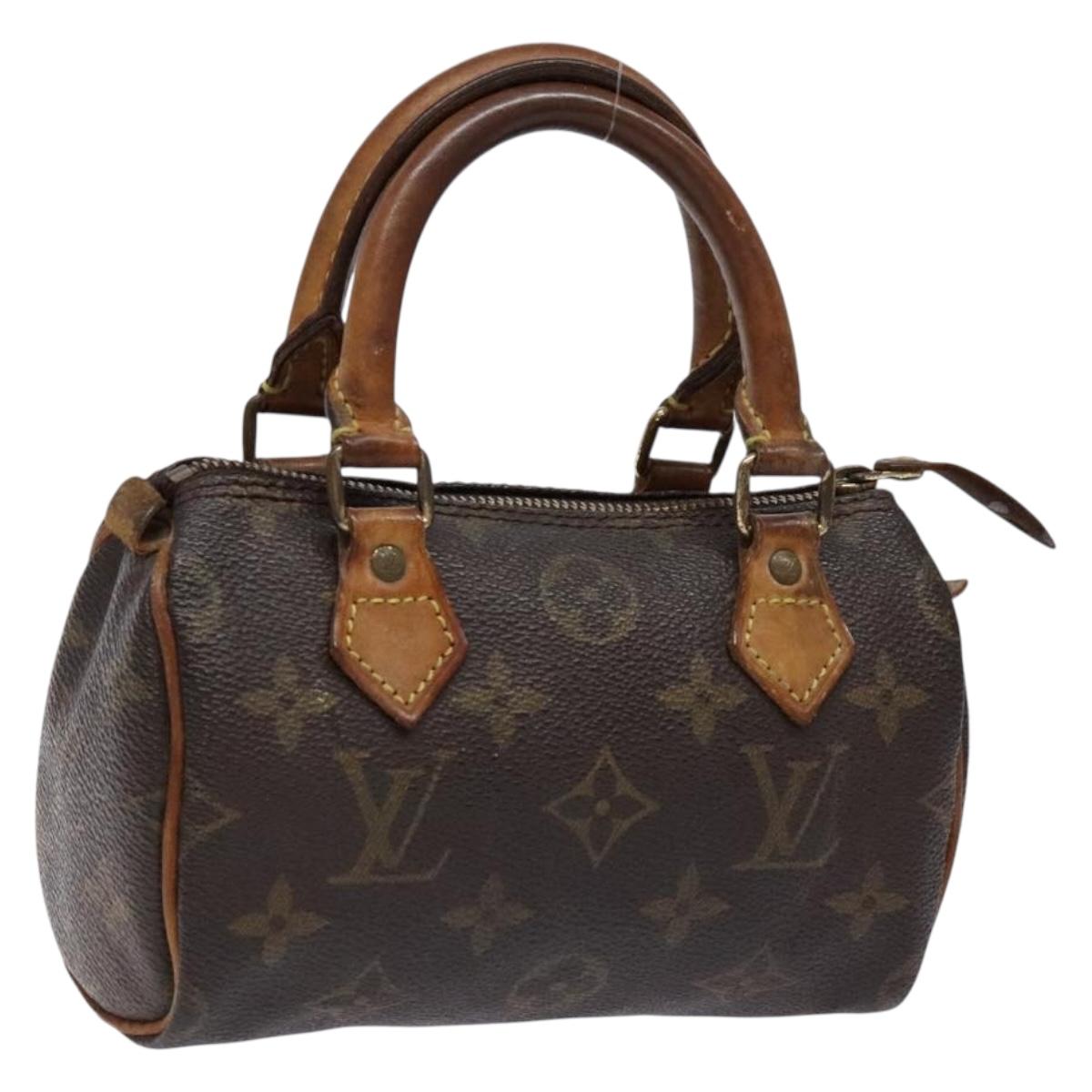LOUIS VUITTON Monogram Mini Speedy Hand Bag