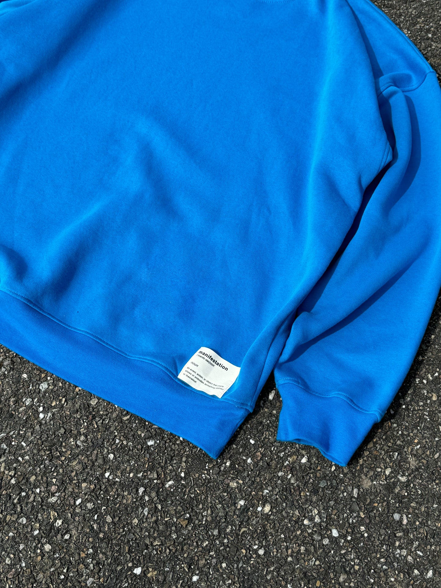Manifestation Azure / Industrial Blue Sweatshirt (made in NL π³π±)