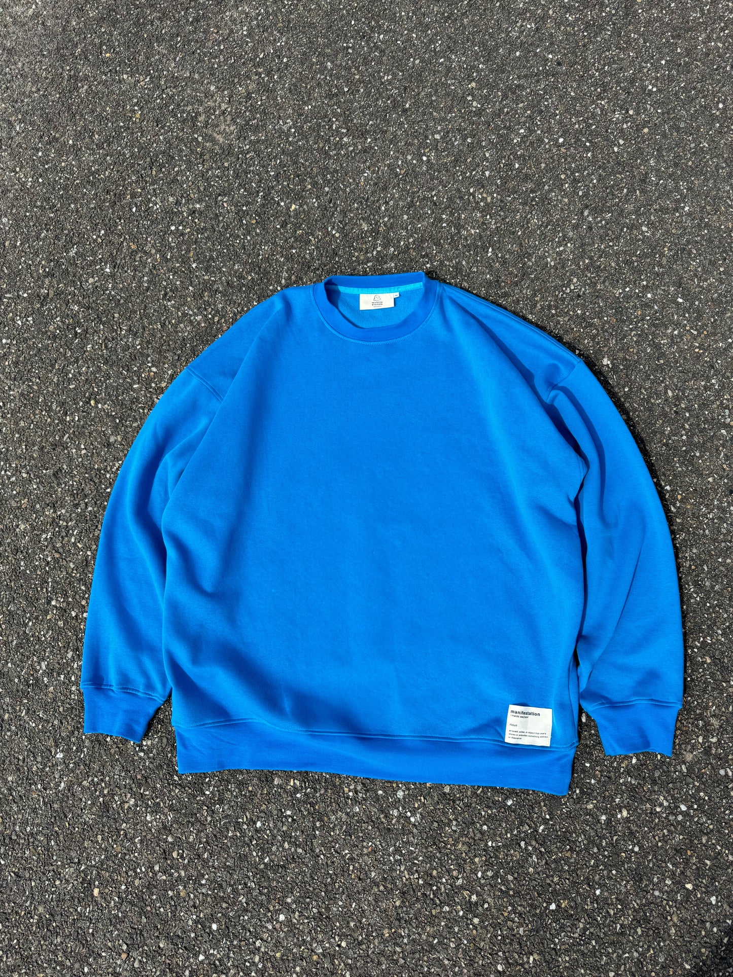 Manifestation Azure / Industrial Blue Sweatshirt (made in NL π³π±)