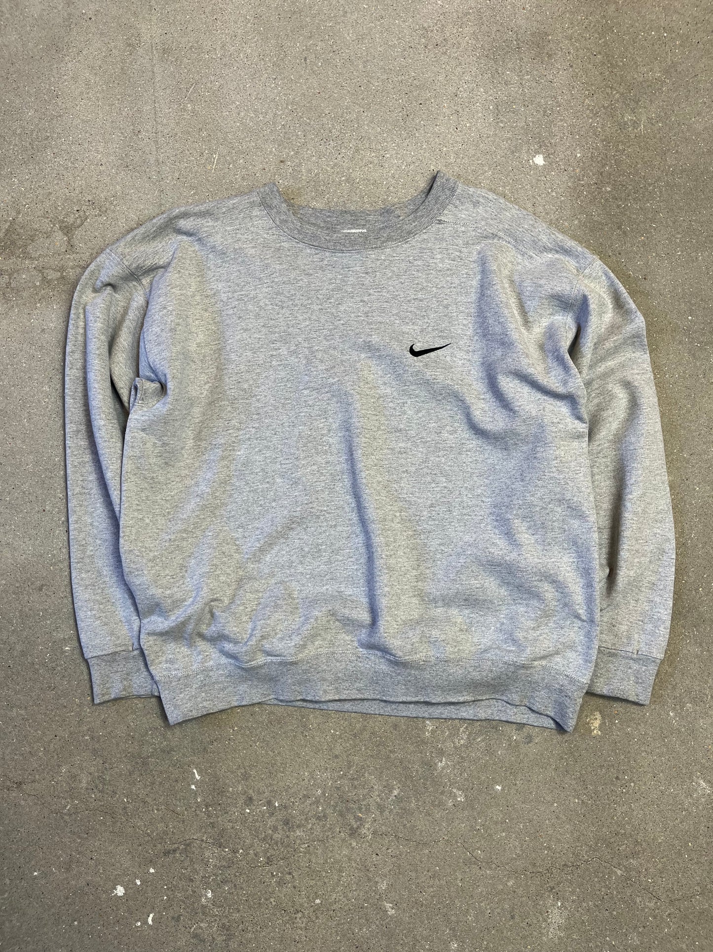 Rare 90s Nike Swoosh Logo Sweatshirt (Made in USA) (XL)