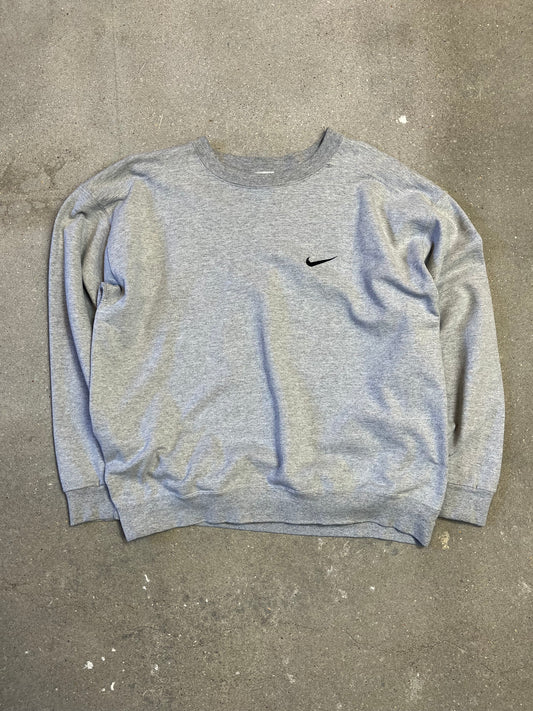 Rare 90s Nike Swoosh Logo Sweatshirt  (Made in USA) (XL)