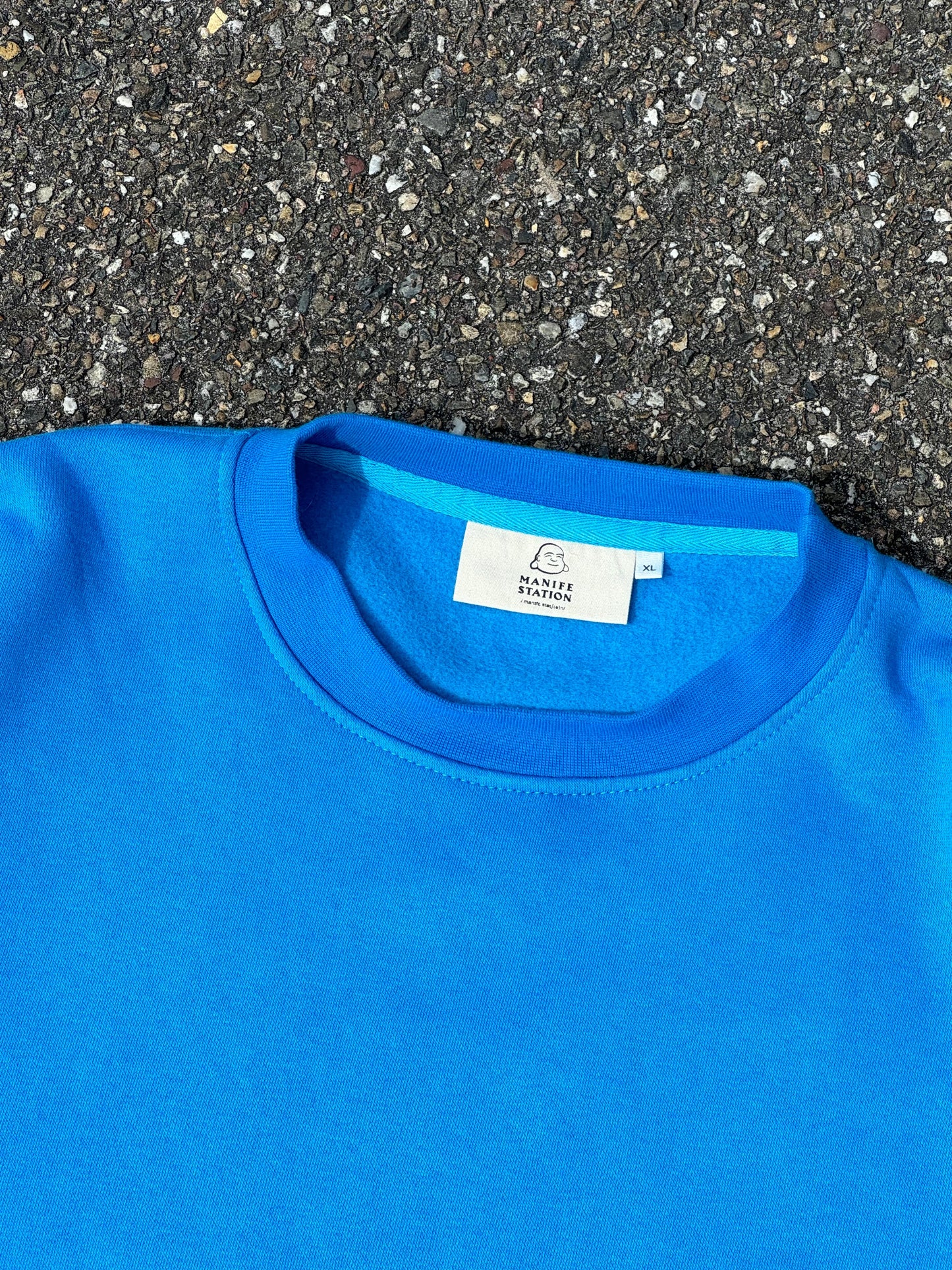 Manifestation Azure / Industrial Blue Sweatshirt (made in NL π³π±)