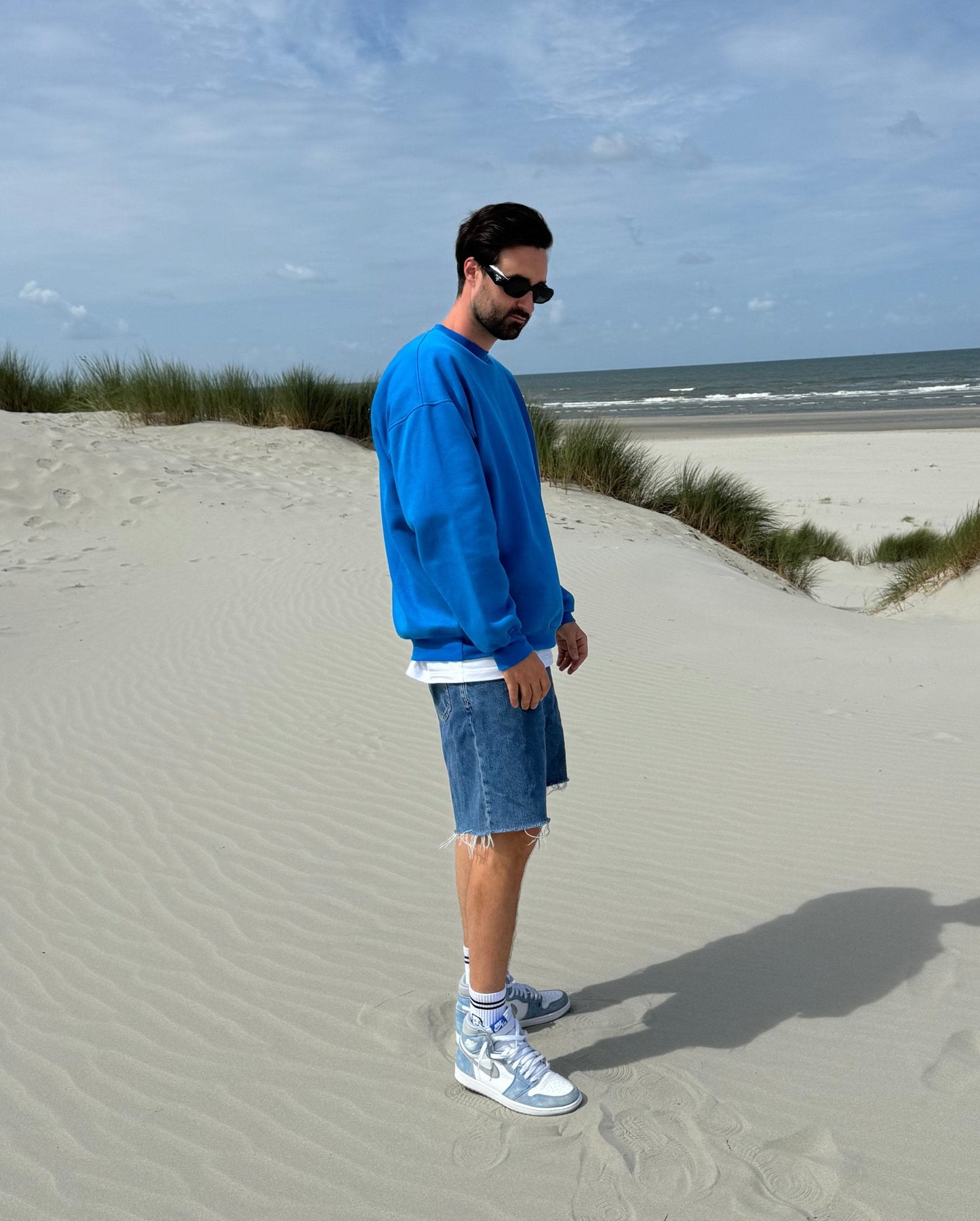 Manifestation Azure / Industrial Blue Sweatshirt (made in NL π³π±)