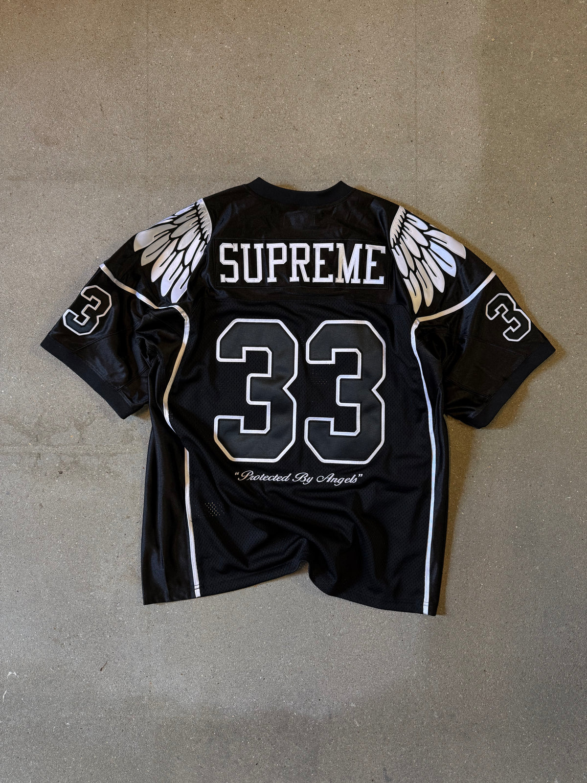 ss26 SUPREME ® Wings Football Jersey Black size XL