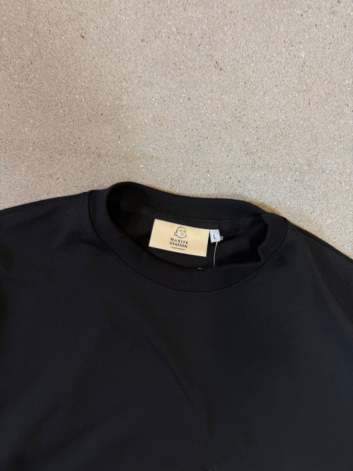 Black/Green Manifestation y2k Statement Longsleeve Tee (made in NL 🇳🇱)