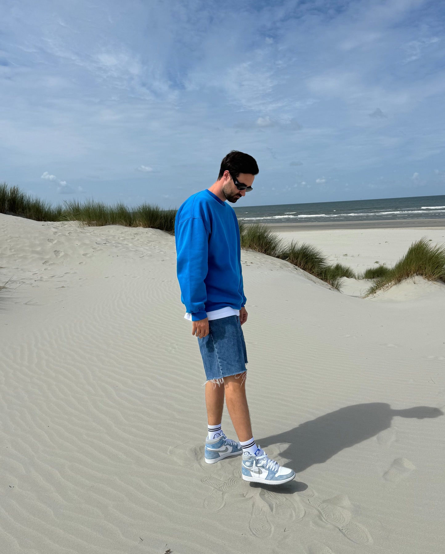 Manifestation Azure / Industrial Blue Sweatshirt (made in NL π³π±)