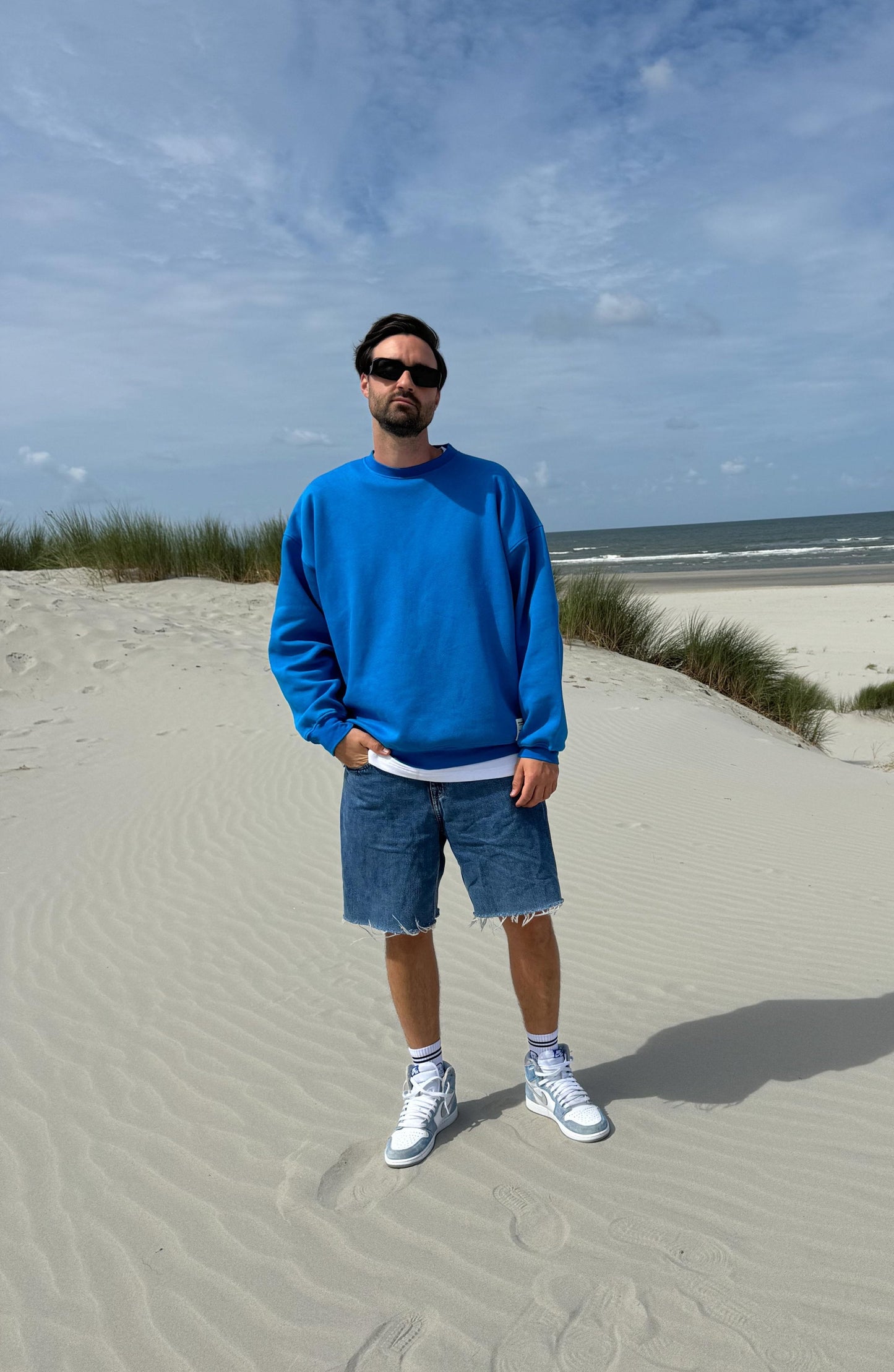 Manifestation Azure / Industrial Blue Sweatshirt (made in NL π³π±)