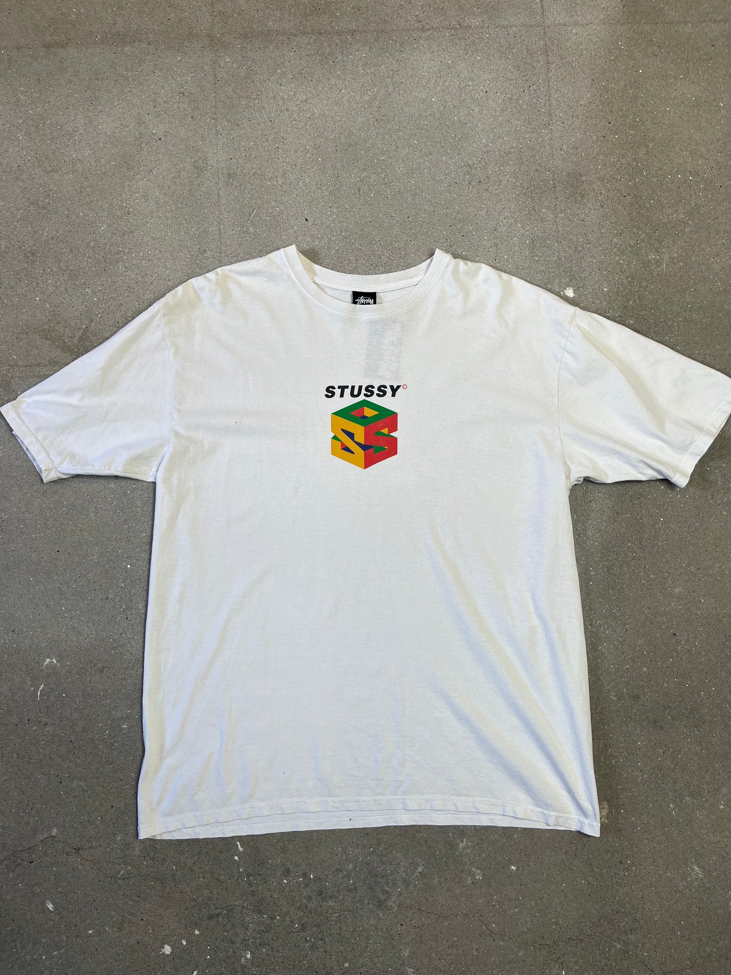NAVYGRAUES VINTAGE STÜSSY REWORK SWEATSHIRT (XL)