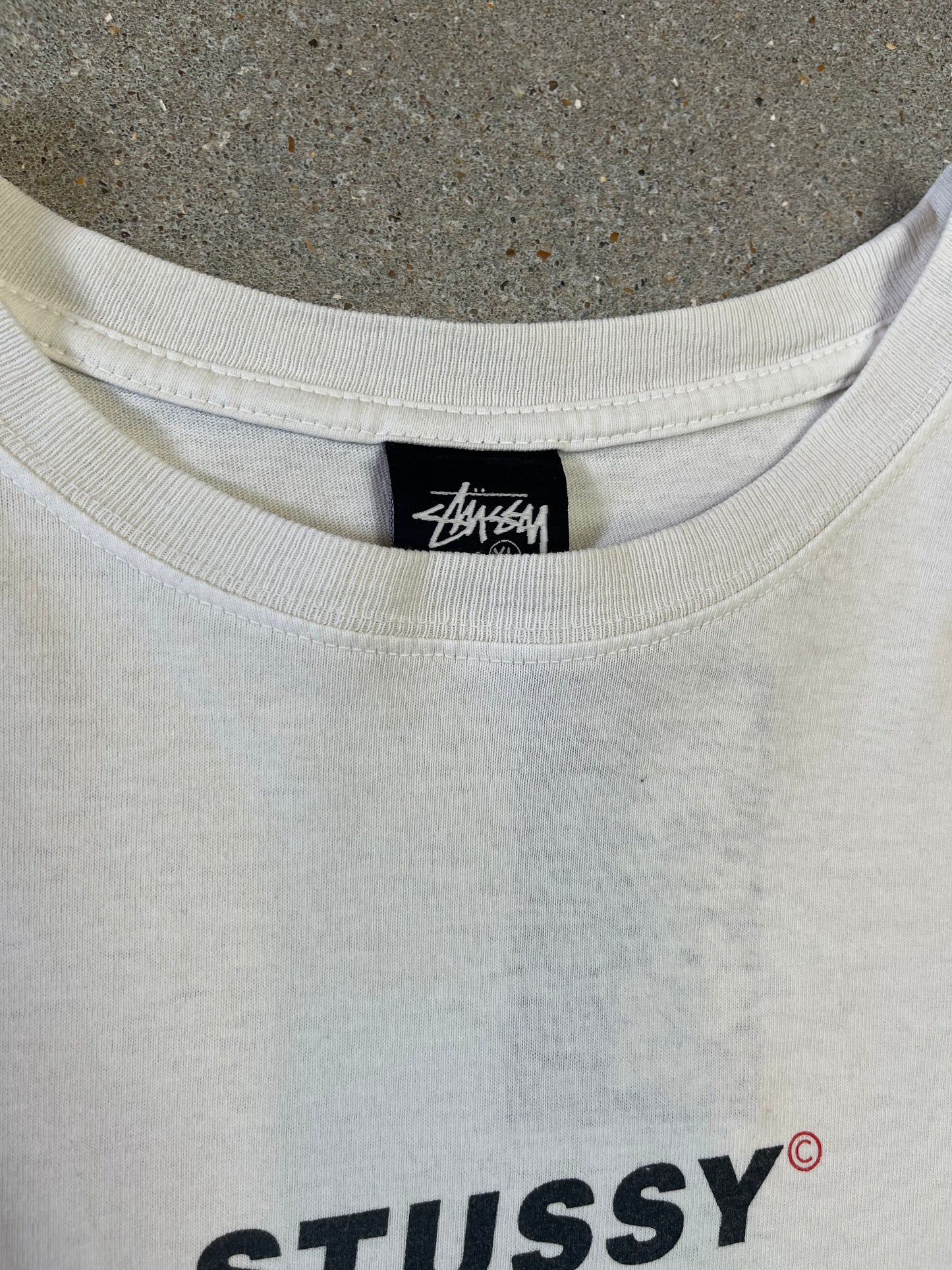 NAVYGRAUES VINTAGE STÜSSY REWORK SWEATSHIRT (XL)
