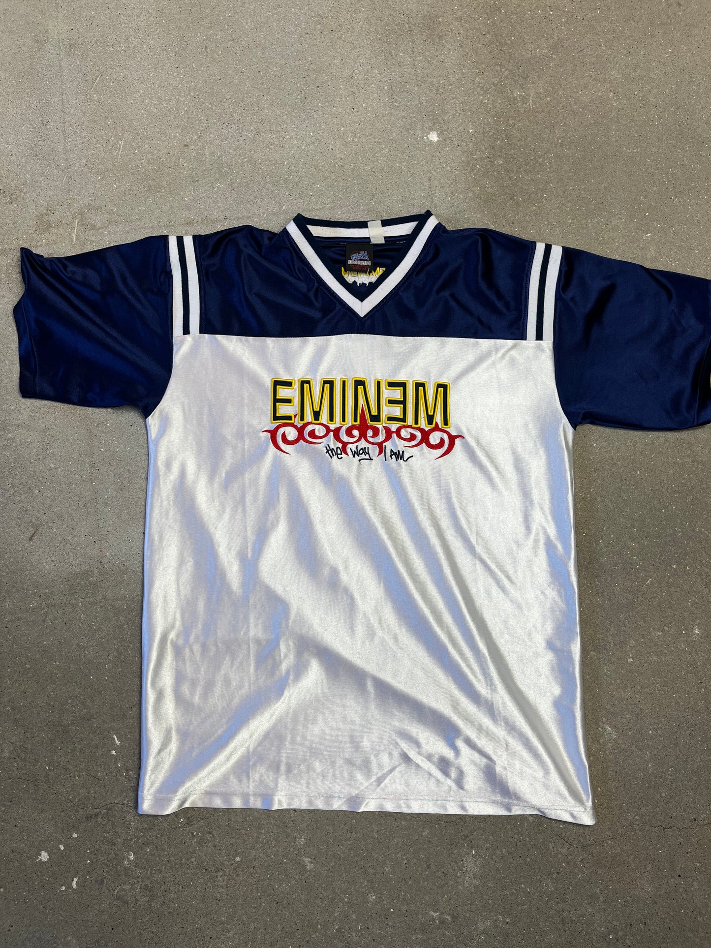 y2k year 2000 Slim Shady Eminem Collection Tribal The Way I Am Mesh Tee (Large)