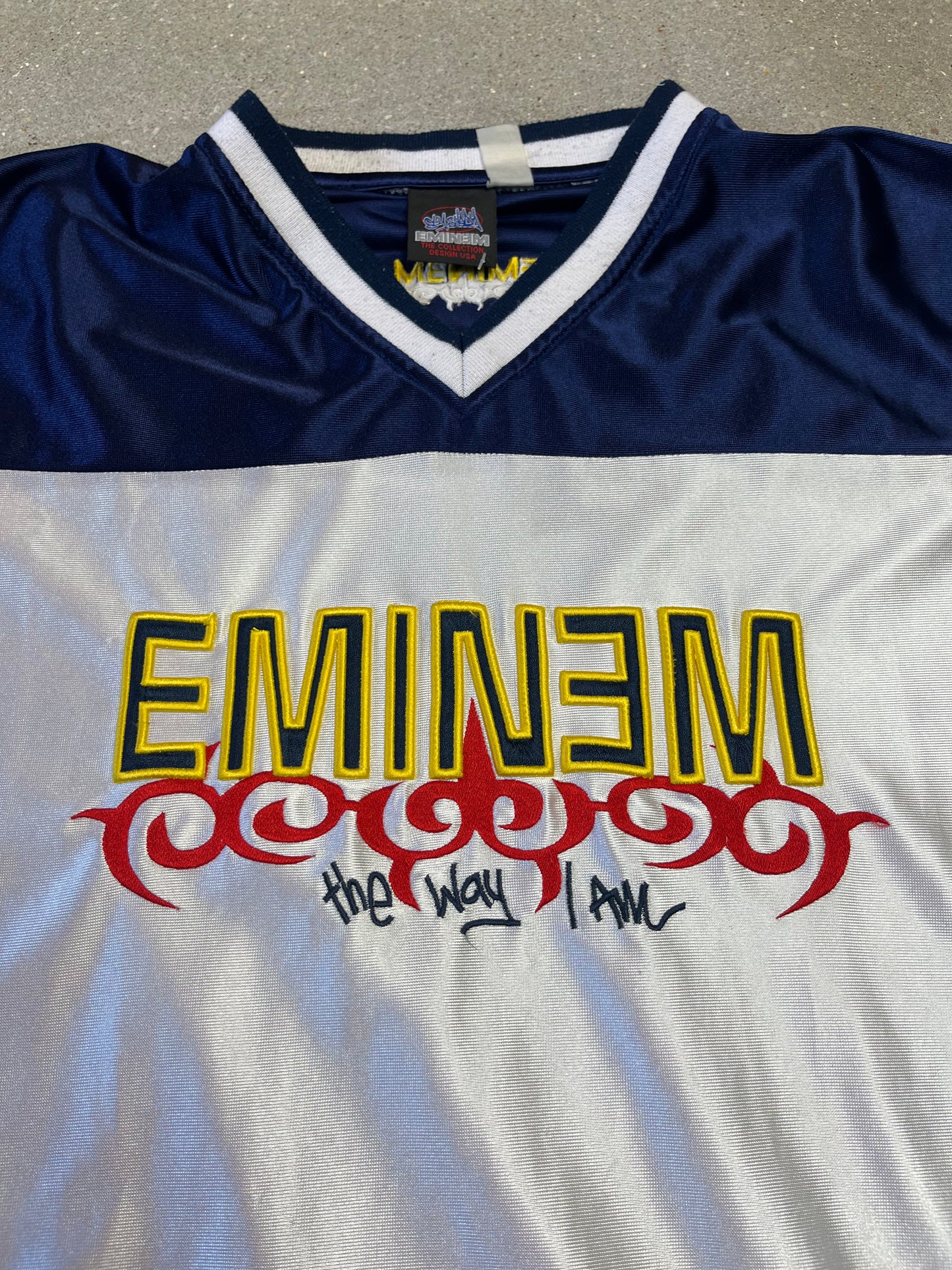 y2k year 2000 Slim Shady Eminem Collection Tribal The Way I Am Mesh Tee (Large)