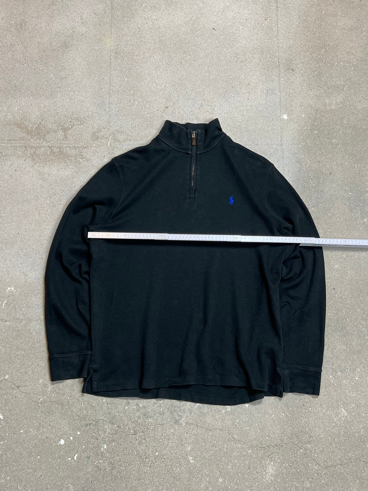 DARK NAVY VINTAGE RALPH LAUREN LOGO QUARTER ZIP (Medium)