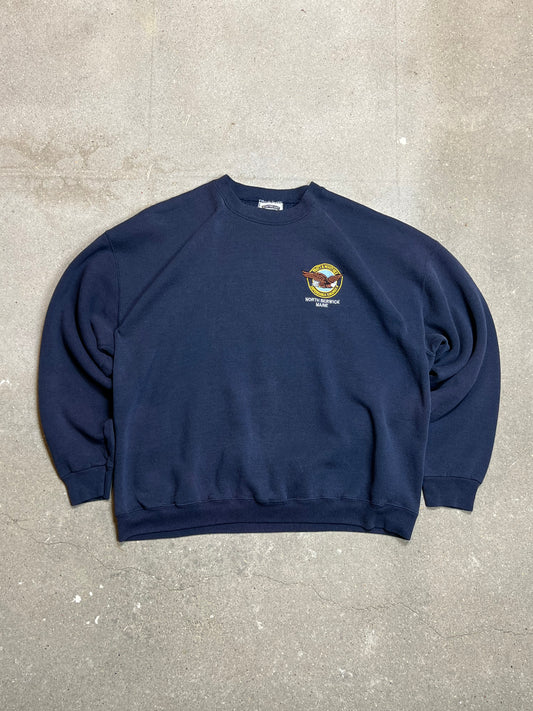 FADED NAVY 90's VINTAGE LEE HEAVYWEIGHT "NORTH BERWICK MAINE" (XXL)