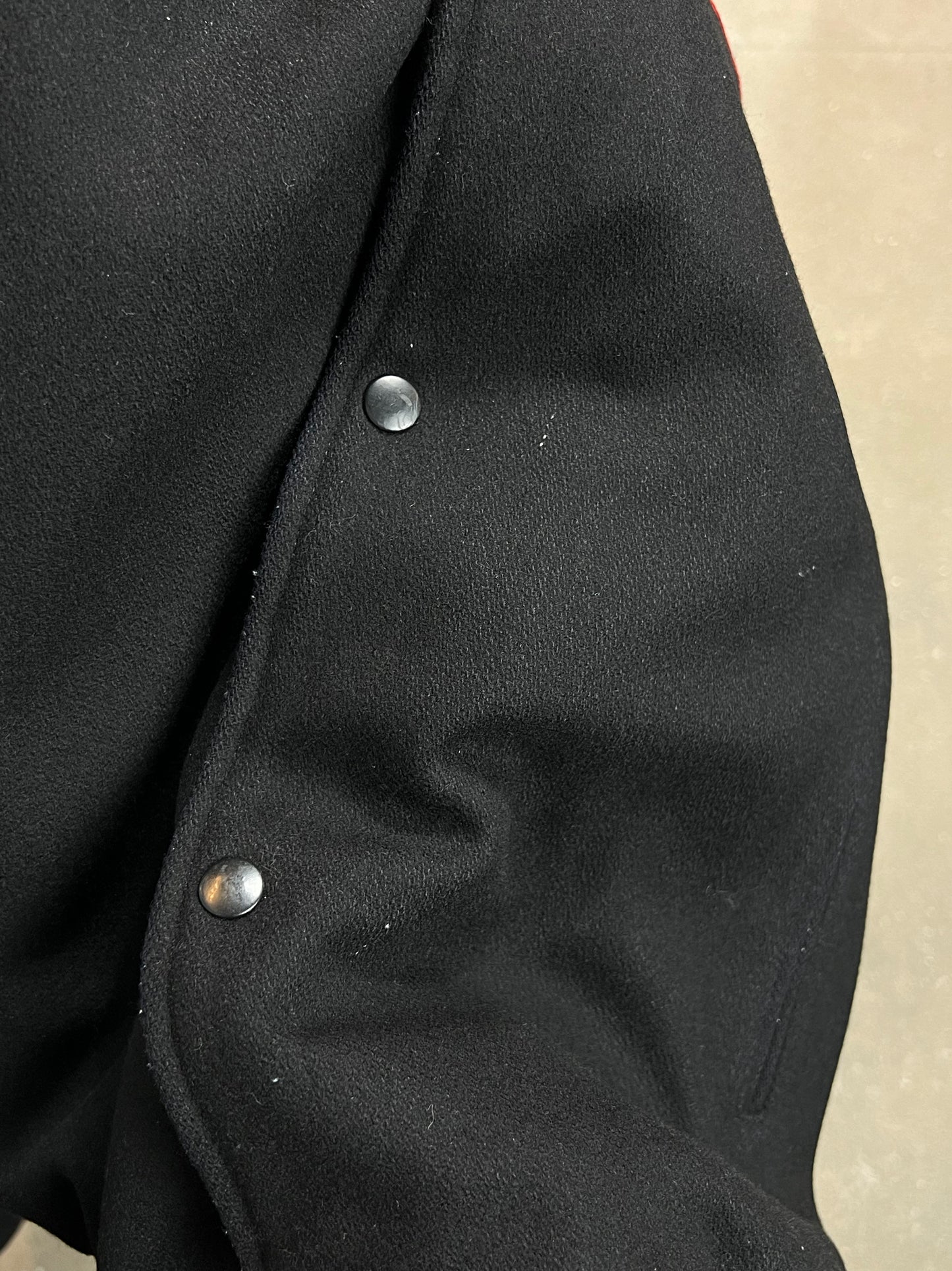 BLACK VARSITY JACKET UNBRANDED (XXL)
