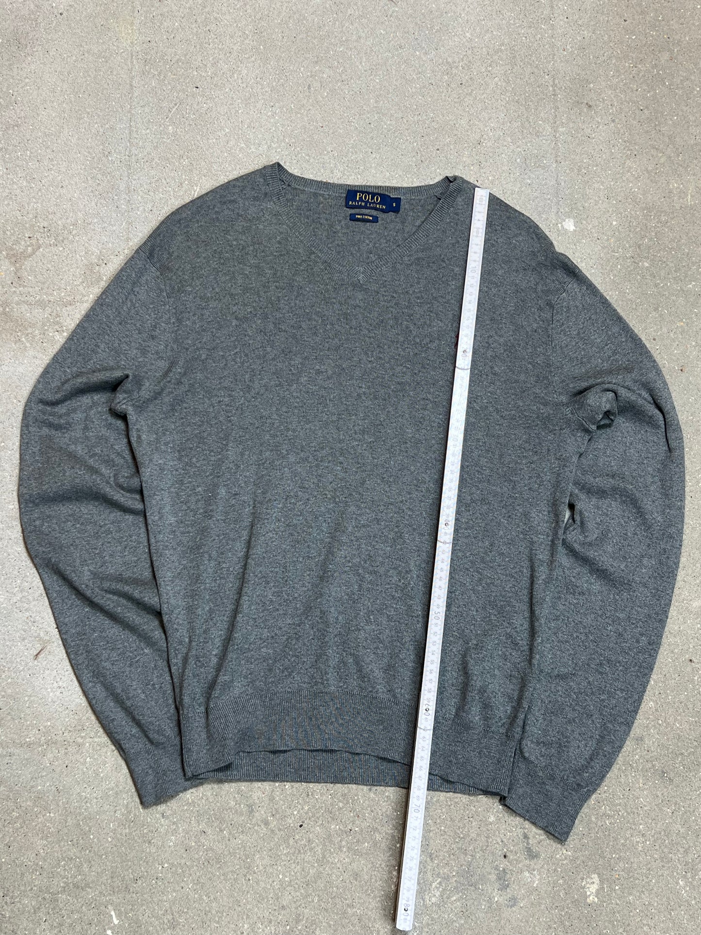 GREY VINTAGE RALPH LAUREN KNIT (SMALL)