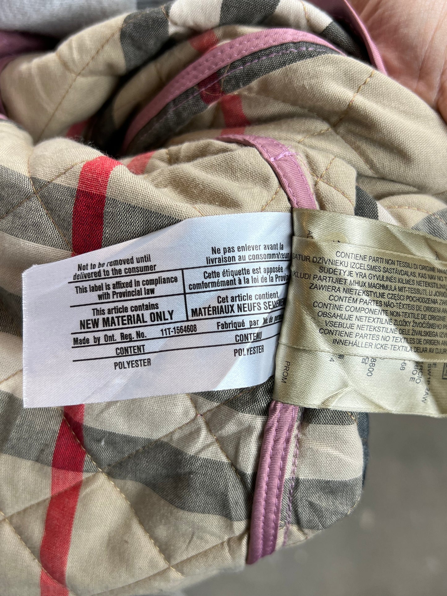 ROSA VINTAGE-BURBERRY-JACKE (GROSS)