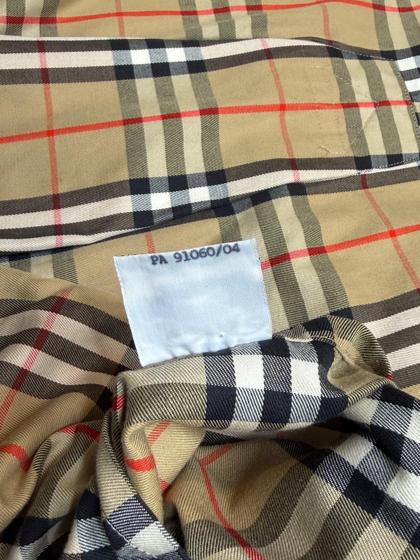 KHAKI VINTAGE BURBERRY MANTEL (Mittel)