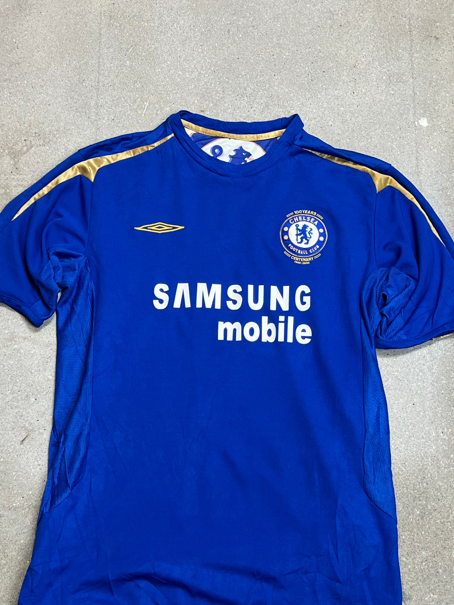 UMBRO x LAMPARD 8 CHELSEA 100 YRS ANNIVERSARY FUSSBALLJERSEY (MITTEL) CENTENARY® 1905–2005