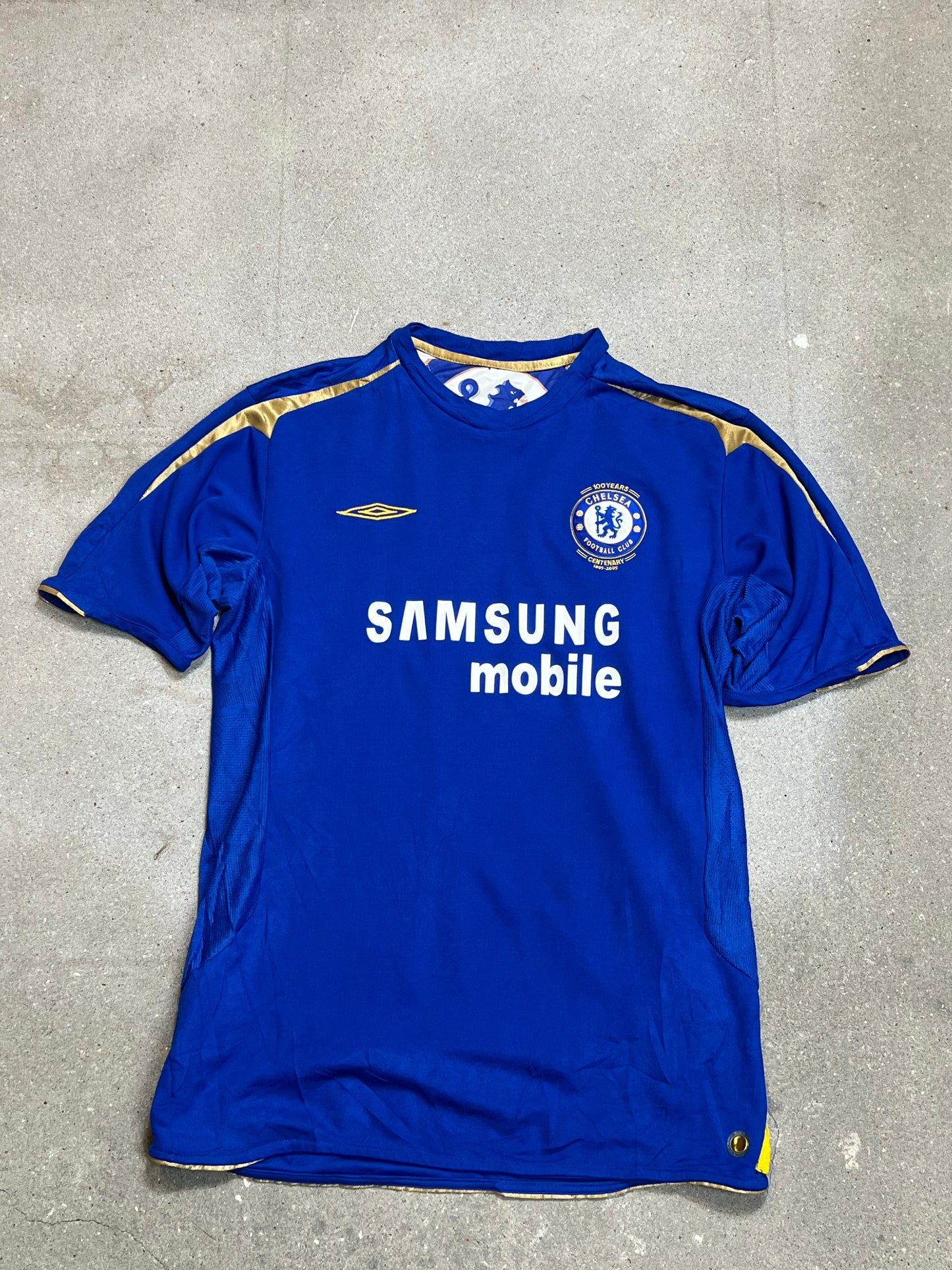 UMBRO x LAMPARD 8 CHELSEA 100 YRS ANNIVERSARY FUSSBALLJERSEY (MITTEL) CENTENARY® 1905–2005