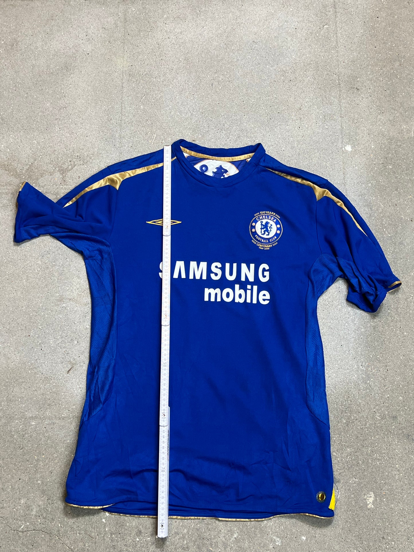 UMBRO x LAMPARD 8 CHELSEA 100 YRS ANNIVERSARY FUSSBALLJERSEY (MITTEL) CENTENARY® 1905–2005