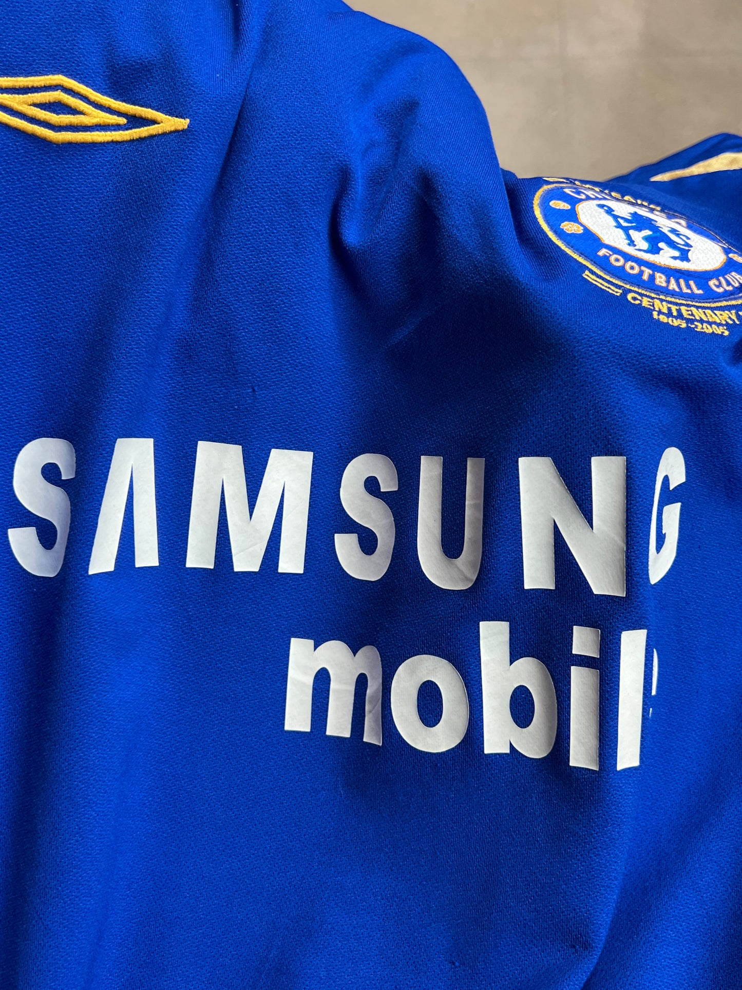 UMBRO x LAMPARD 8 CHELSEA 100 YRS ANNIVERSARY FUSSBALLJERSEY (MITTEL) CENTENARY® 1905–2005