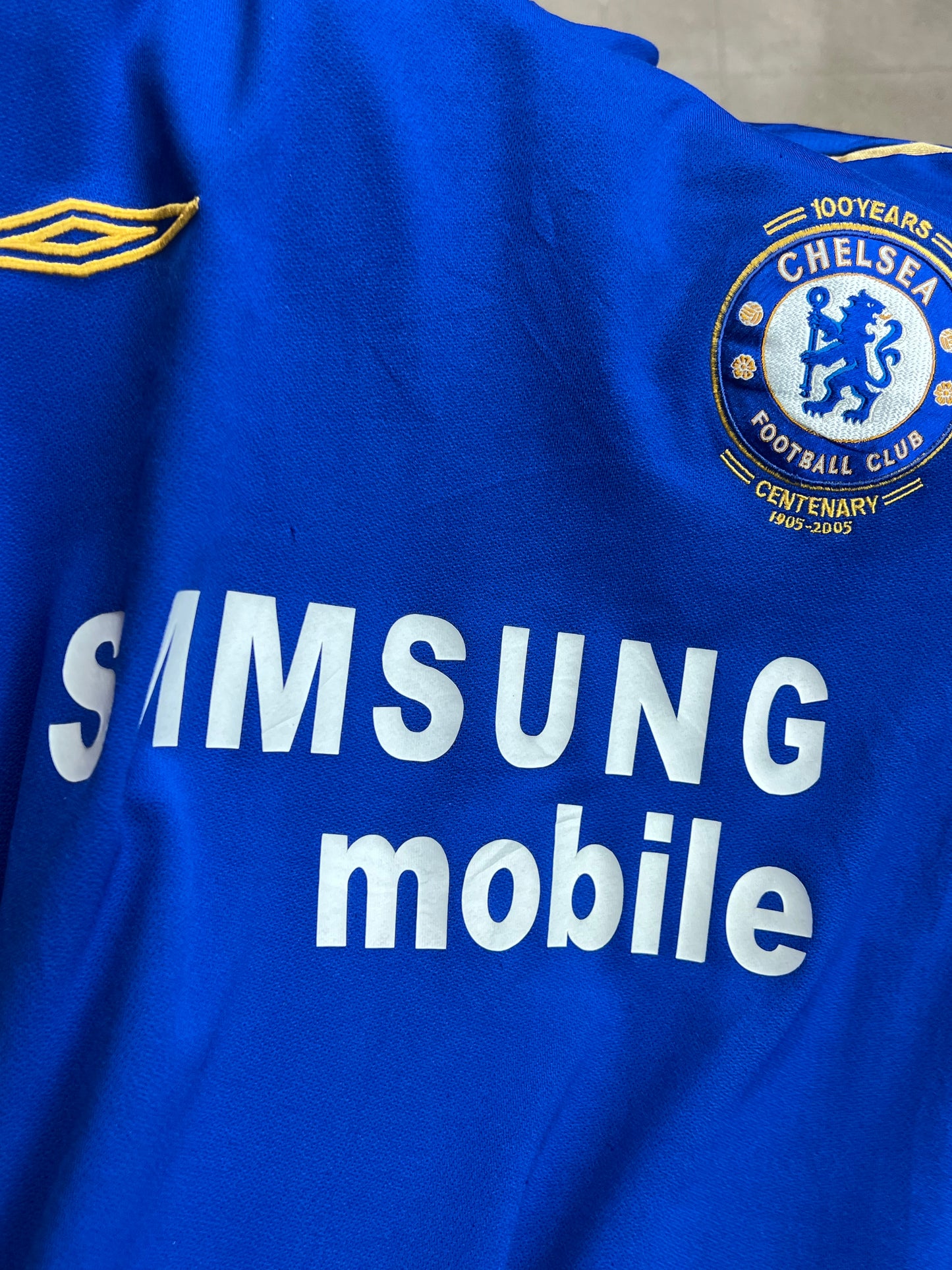 UMBRO x LAMPARD 8 CHELSEA 100 YRS ANNIVERSARY FUSSBALLJERSEY (MITTEL) CENTENARY® 1905–2005