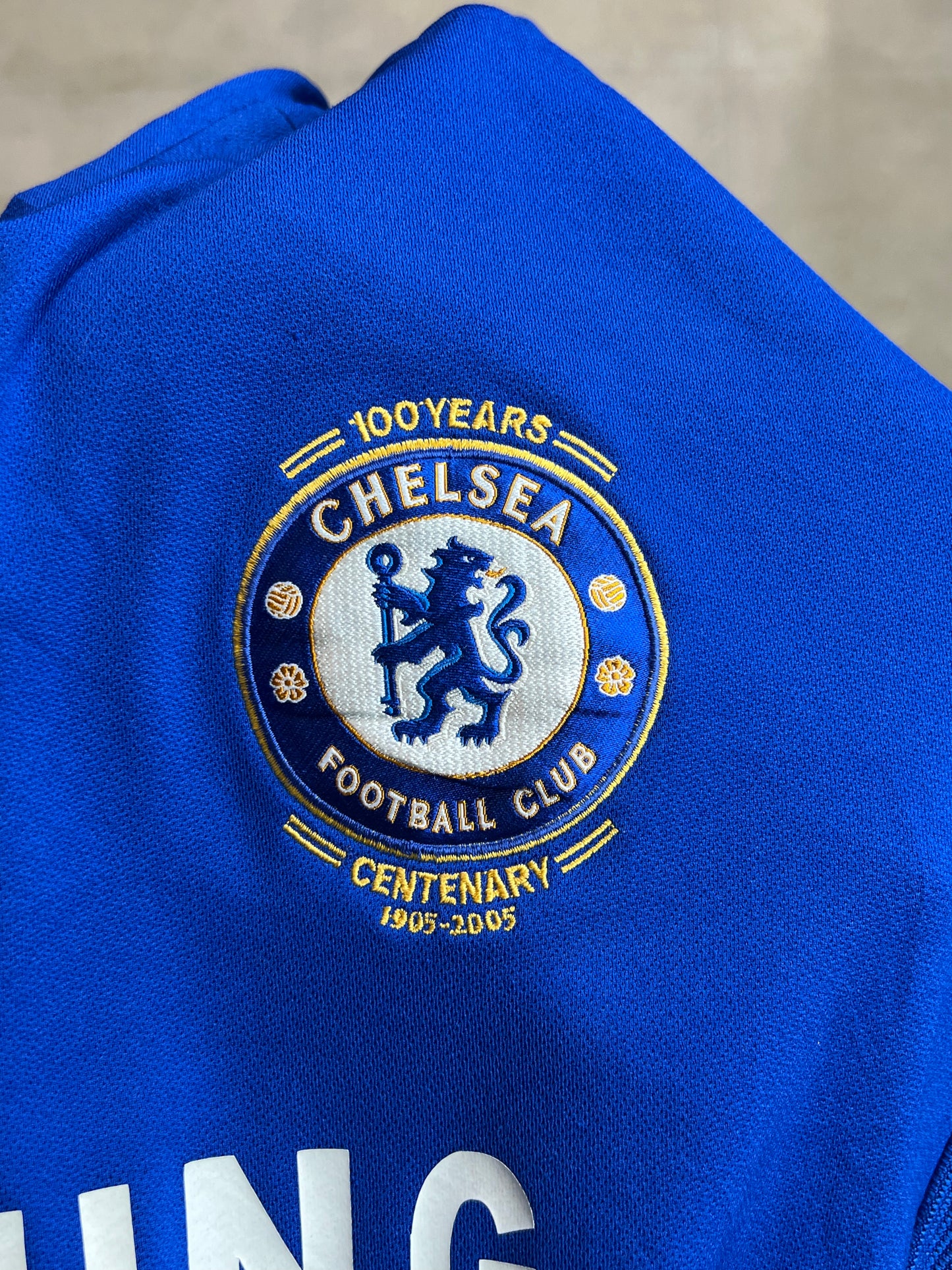 UMBRO x LAMPARD 8 CHELSEA 100 YRS ANNIVERSARY FUSSBALLJERSEY (MITTEL) CENTENARY® 1905–2005