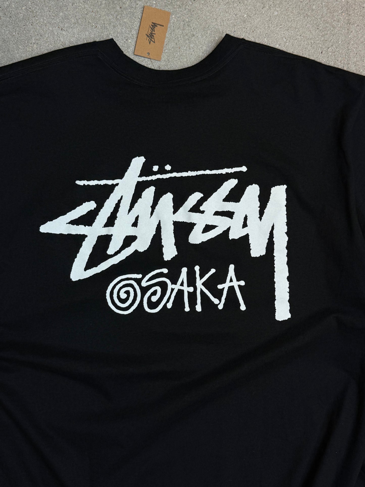 NAVYGRAUES VINTAGE STÜSSY REWORK SWEATSHIRT (XL)
