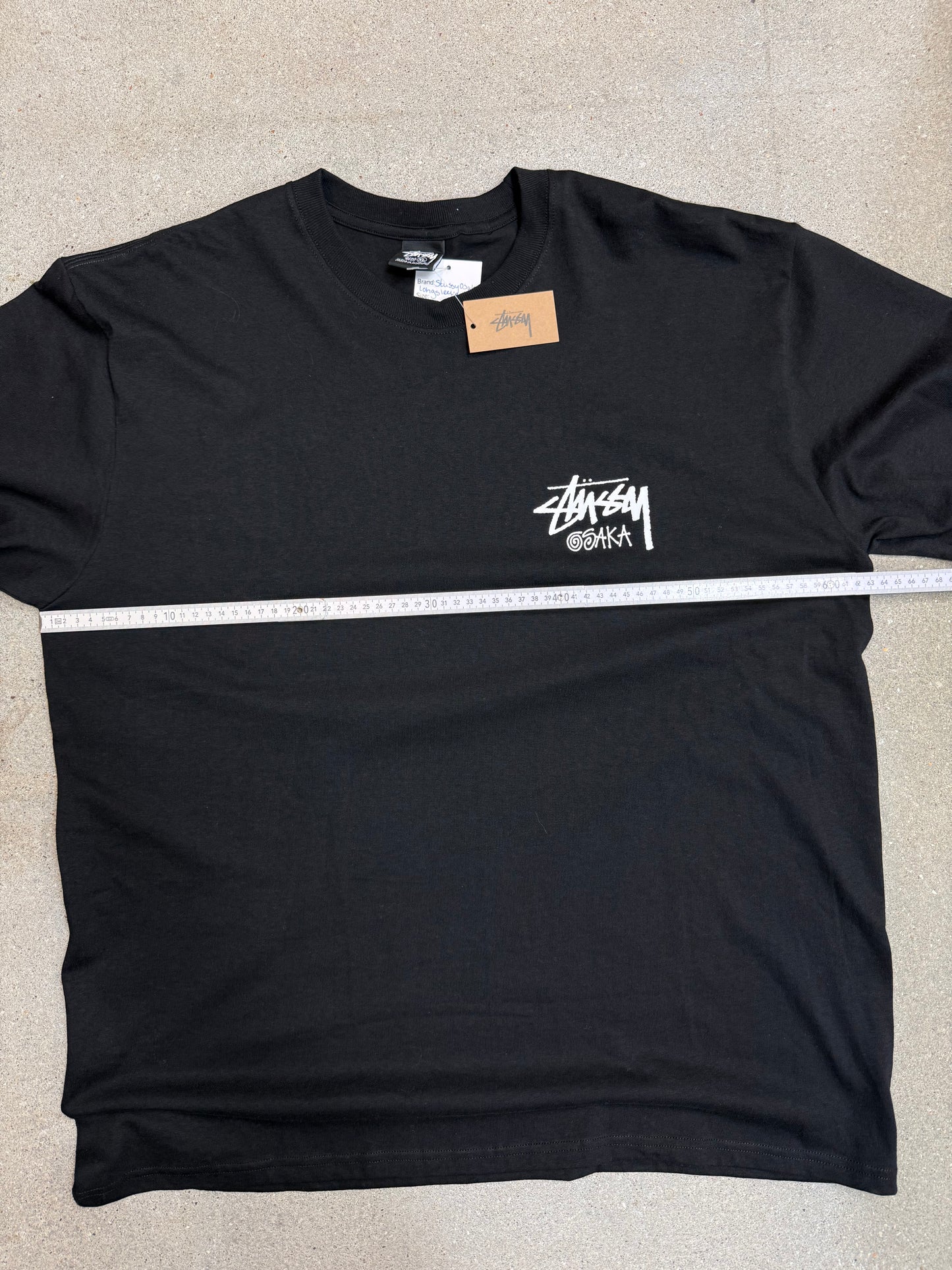 NAVYGRAUES VINTAGE STÜSSY REWORK SWEATSHIRT (XL)