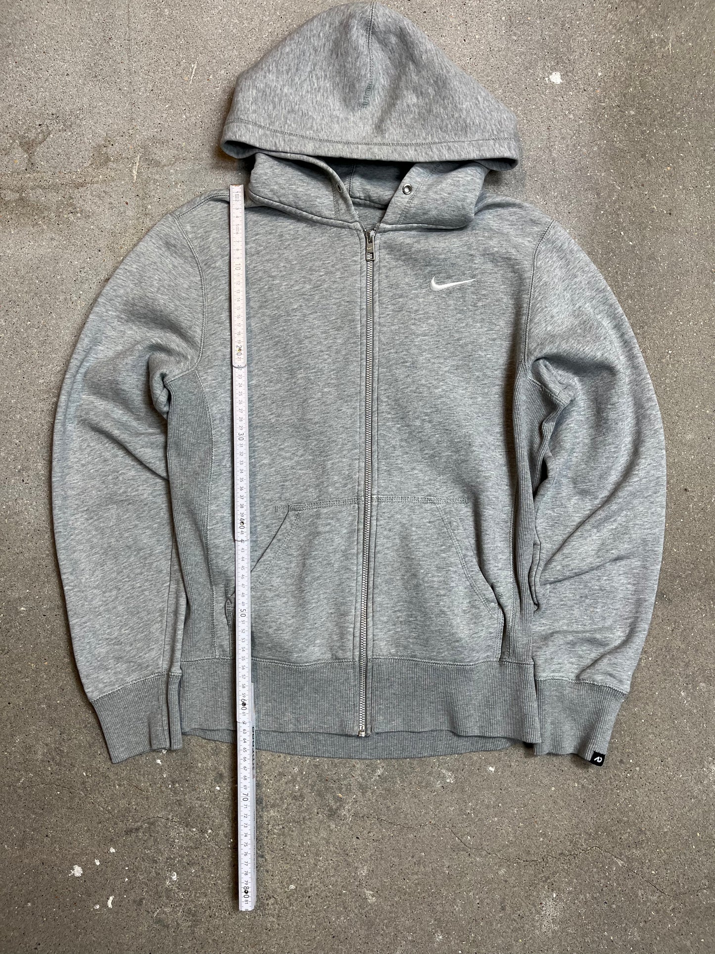 Heather Grey Vintage Nike Zip up Hoodie (L)