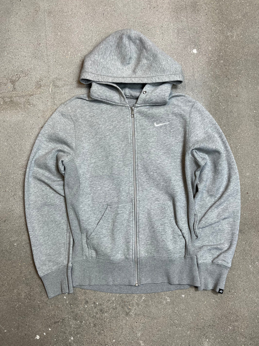 Heather Grey Vintage Nike Zip up Hoodie (L)