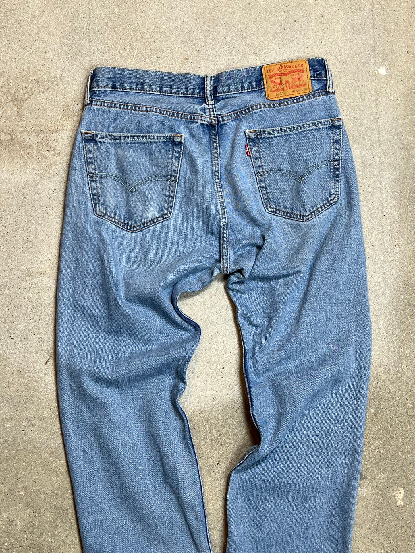 Levi's 505 Jeans Light vintage wash Denim (W34"L30")