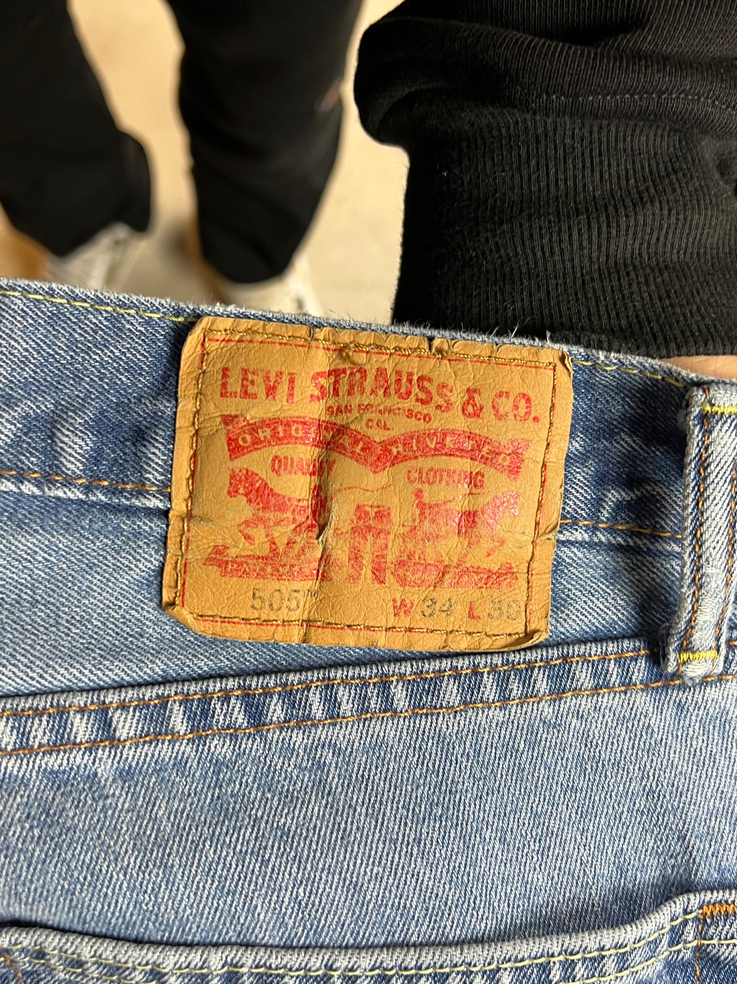 Levi's 505 Jeans Light vintage wash Denim (W34"L30")