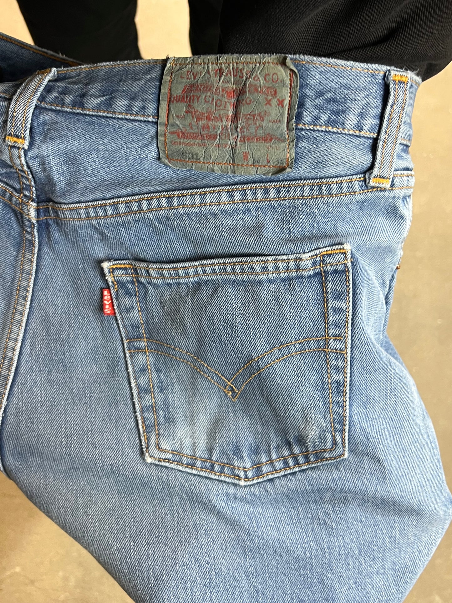 Levi's 501 Jeans Light vintage washed Denim (W34"L32")