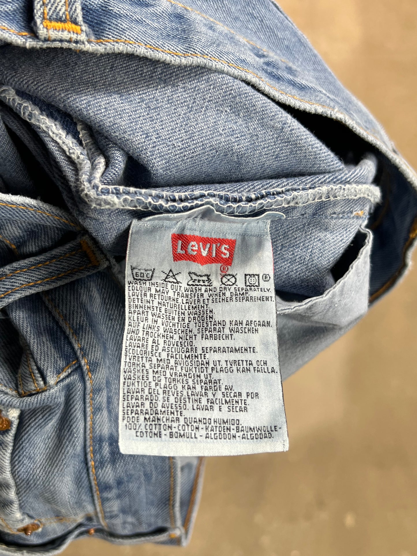 Levi's 501 Jeans Light vintage washed Denim (W34"L32")