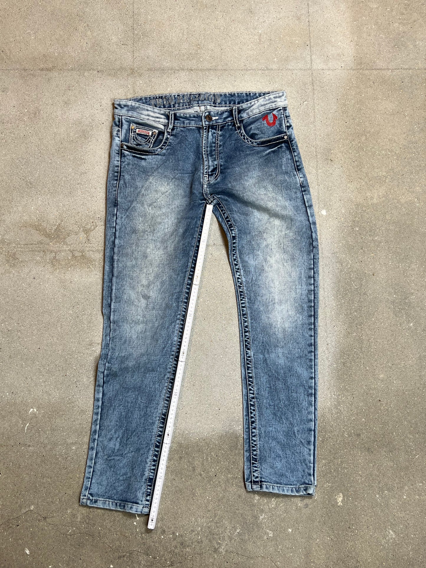 True Religion Jeans Light vintage stone washed Denim (W35"L34")