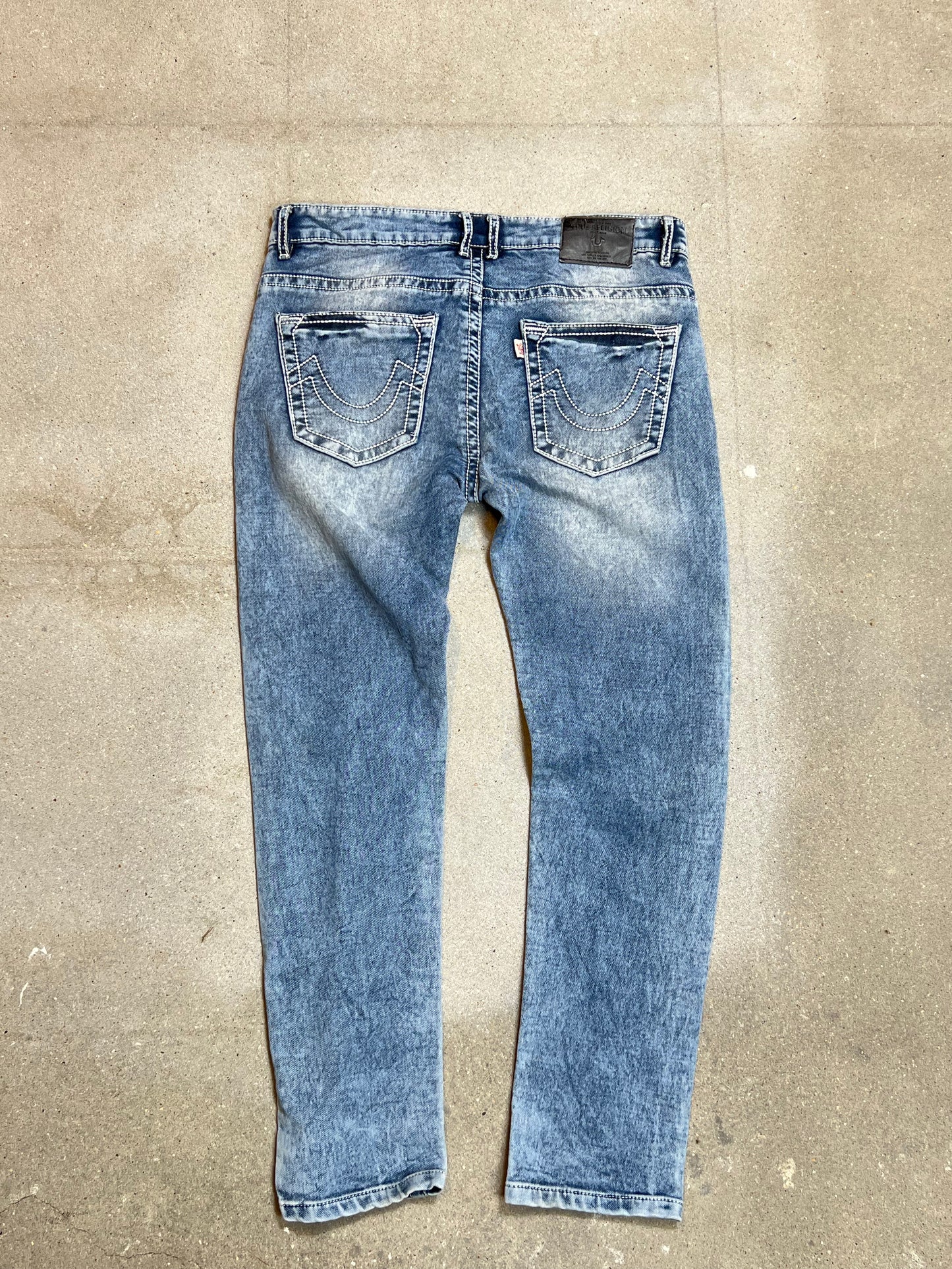 True Religion Jeans Light vintage stone washed Denim (W35"L34")