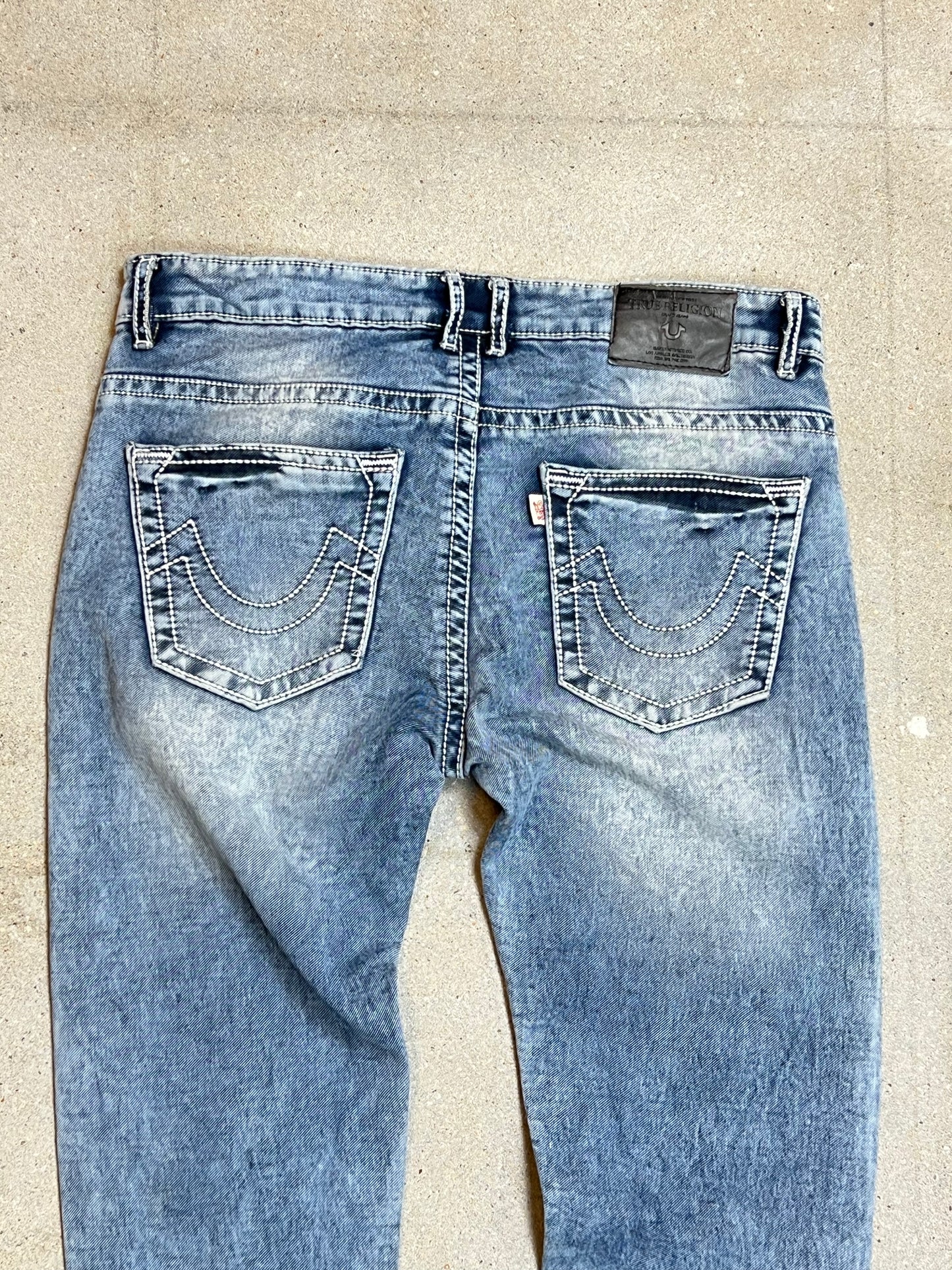 True Religion Jeans Light vintage stone washed Denim (W35"L34")