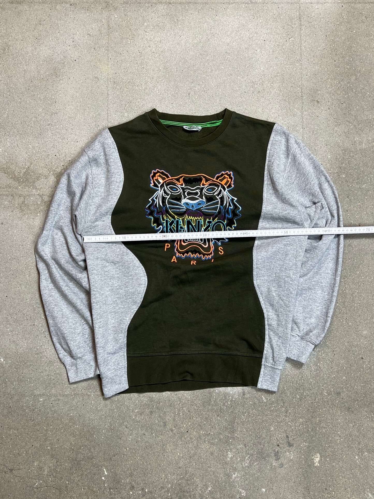 VINTAGE KENZO PARIS RENEWED UPCYCLED SWEATSHIRT (LARGE)