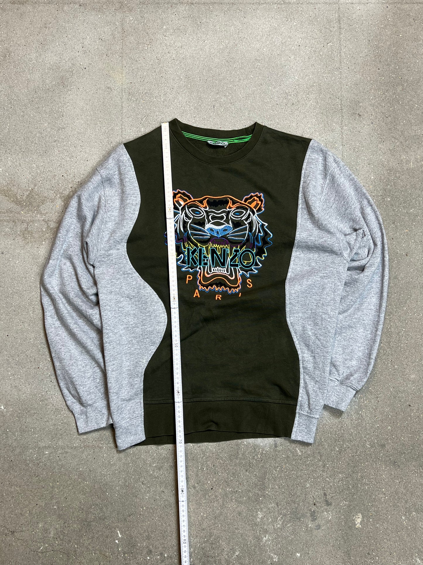 VINTAGE KENZO PARIS RENEWED UPCYCLED SWEATSHIRT (LARGE)