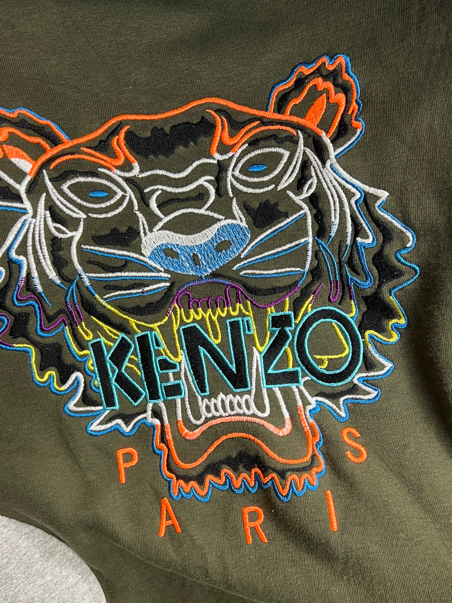 VINTAGE KENZO PARIS RENEWED UPCYCLED SWEATSHIRT (LARGE)