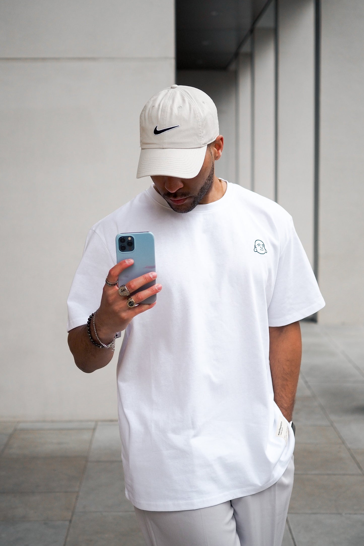 Manifestation White Heavyweight Hemp Tee