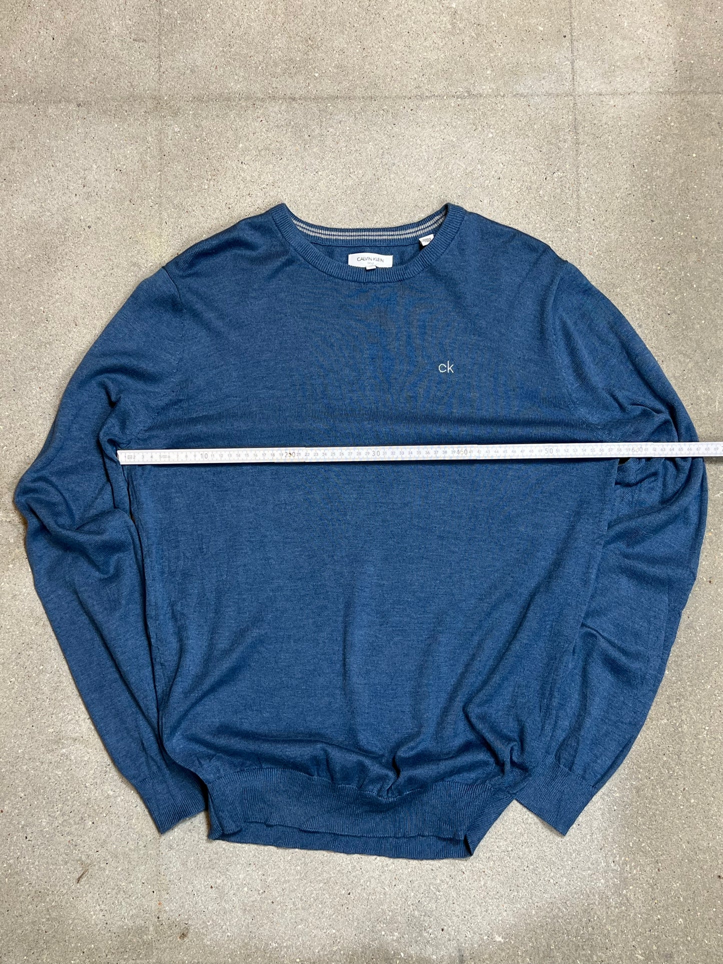 VINTAGE CALVIN KLEIN „WAVE“ STRICK (XL)