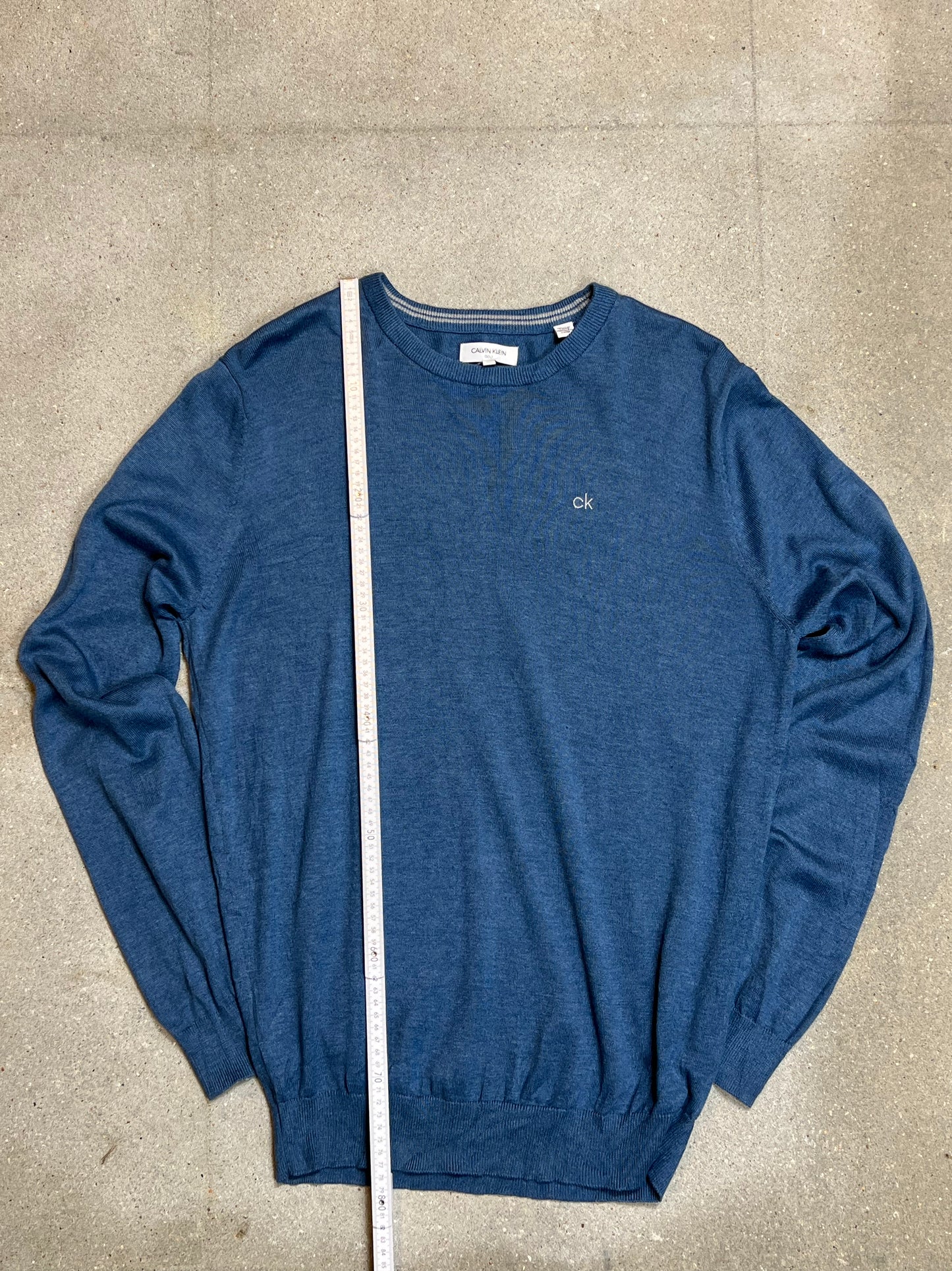 VINTAGE CALVIN KLEIN „WAVE“ STRICK (XL)